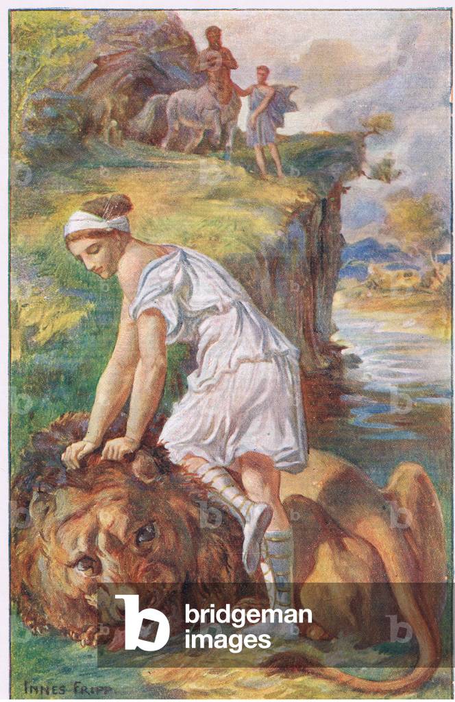 Bellerophon, Tales of the Gods and Heroes published by Thomas Nelson & Sons, c.1920 (colour litho)