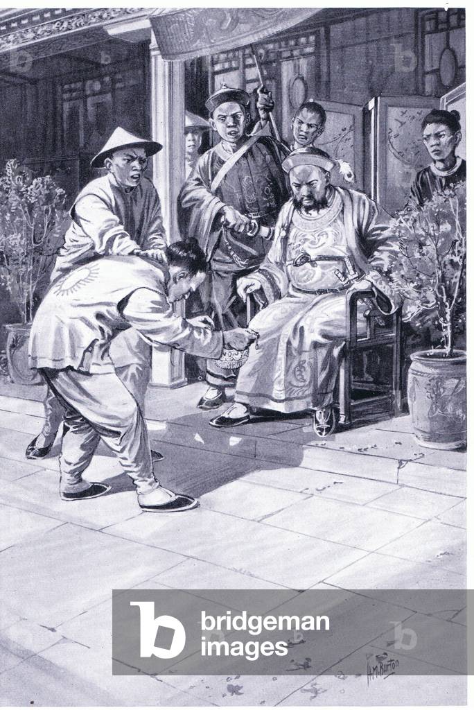 A woman's head dress for an Emperor 265 AD (litho)