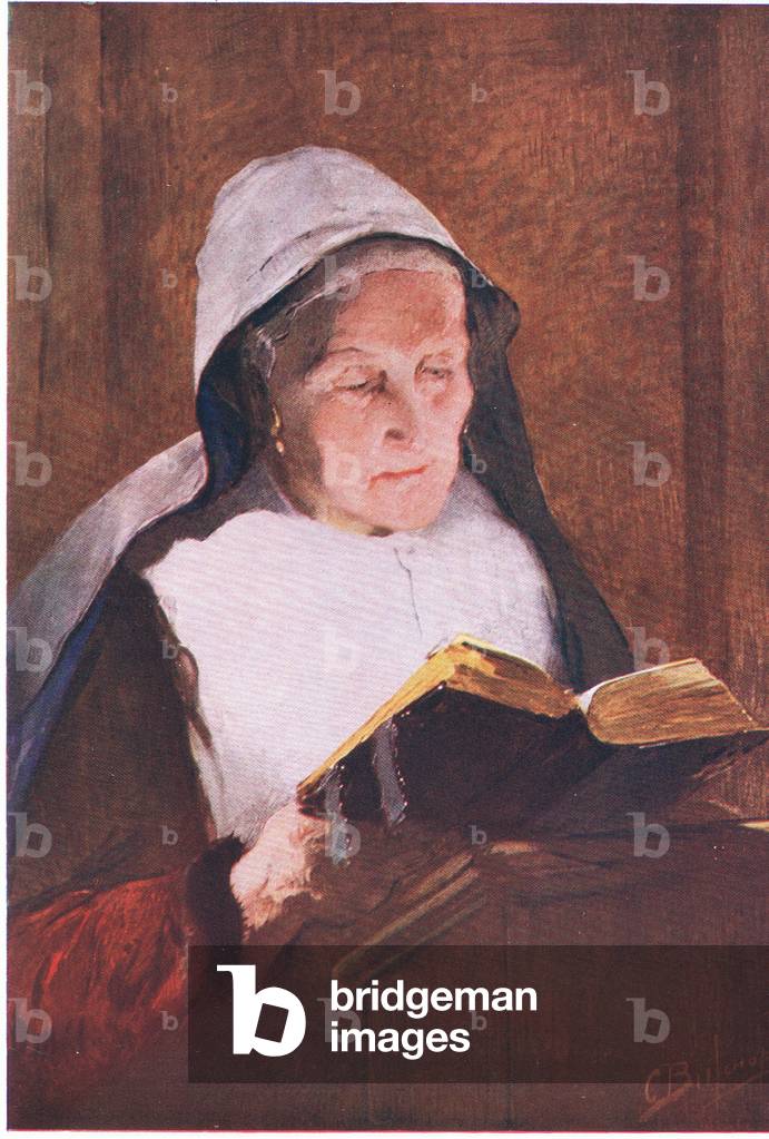 The light of the Bible, illustration from My Magazine (Arthur Mee), c.1920-30 (colour litho)
