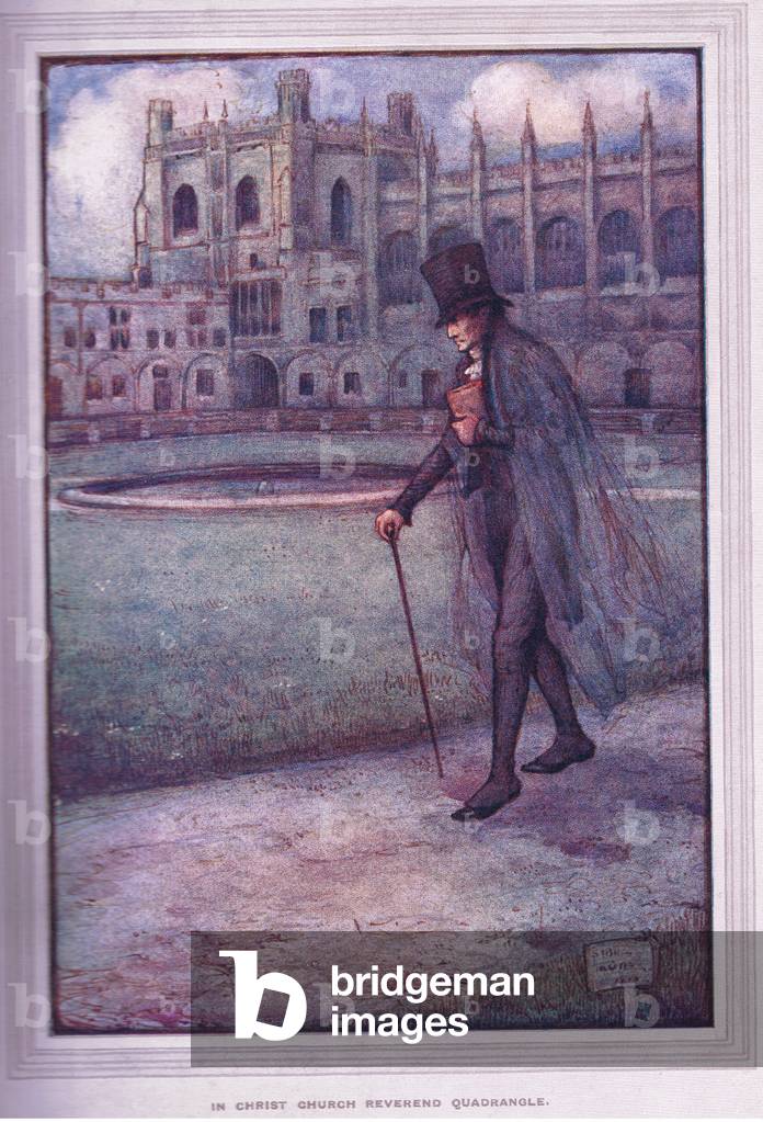 In Christ Church reverend Quadrangle (colour litho)