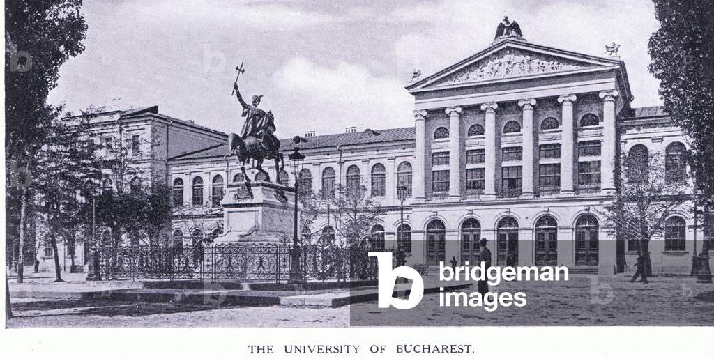 The University of Bucharest c.1912, illustration from Hutchinson's History of the Nations VOL 4 c.1920's (litho)