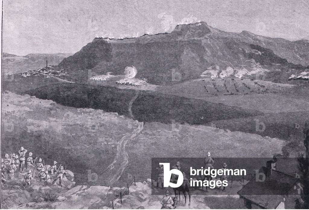 Gatacres fight at Cypherget (litho)
