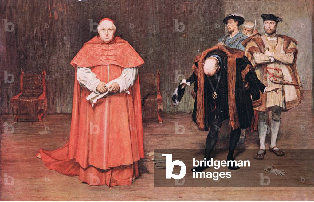 The downfall of Wolsey (King Henry VIII) 