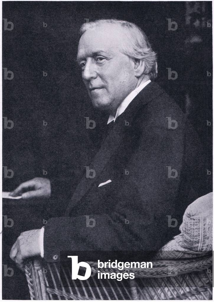 Rt Hon Herbert Asquith, from Cassells History of the British People published by the Waverley Book Company Limited, c.1940 (b/w photo)