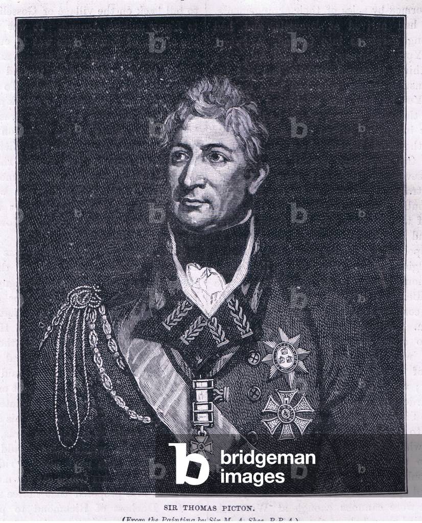 Sir Thomas Picton (litho)