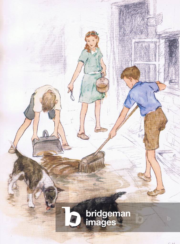 It was a merry job, from Pets Limited published by Collins, 1950 (colour litho)