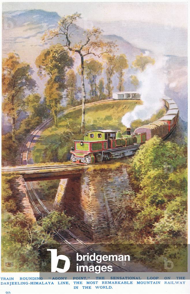 Rounding Agony Point Darjeeling-Himalaya line
