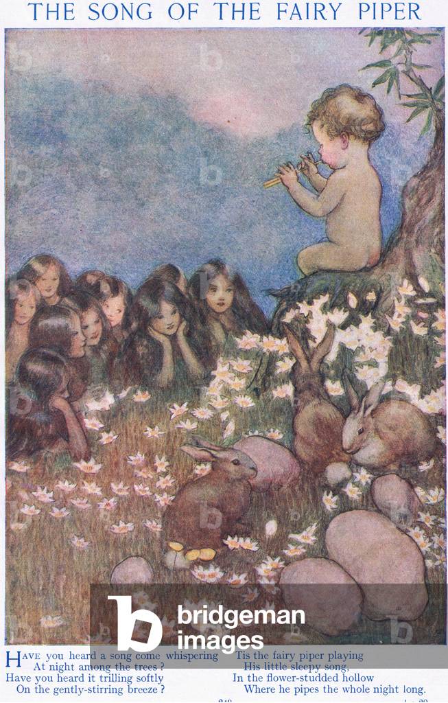 The Song of the fairy piper (colour litho)