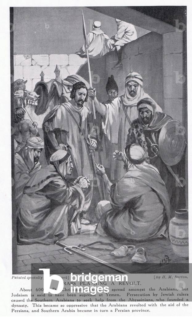 illustration from 'Hutchinson's History of the Nations', c.1910 (colour litho)