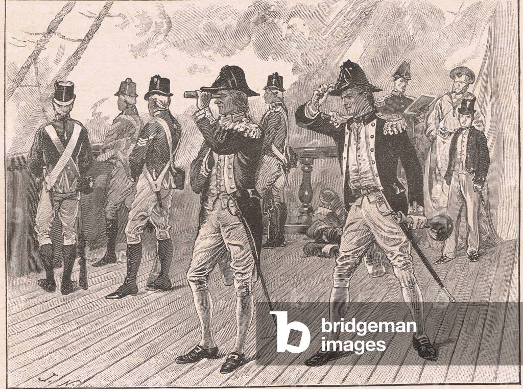 Nelson at the Battle of Copenhagen AD 1801