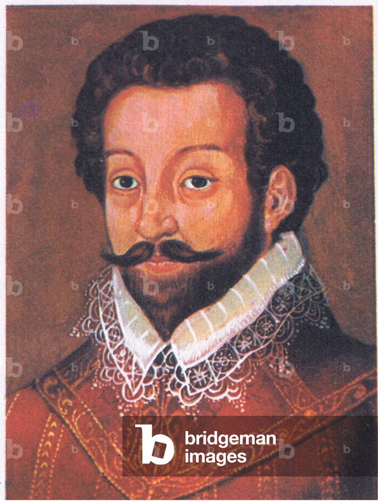 Sir Francis Drake, from Knowledge Magazine, 1963 (colour litho)