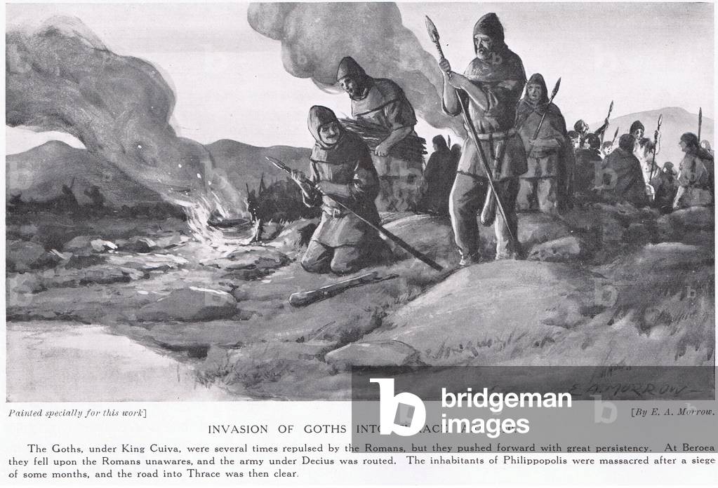 Invasion of the Goths and Thrace 250AD