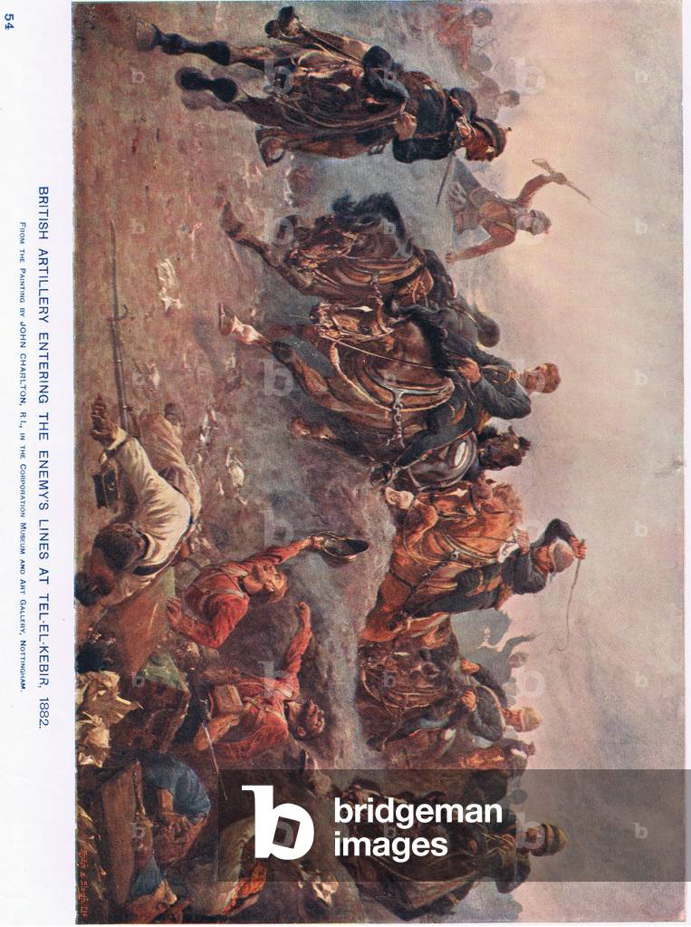 Illustration from 'Cassell's History of the British People', c.1910 (colour litho)