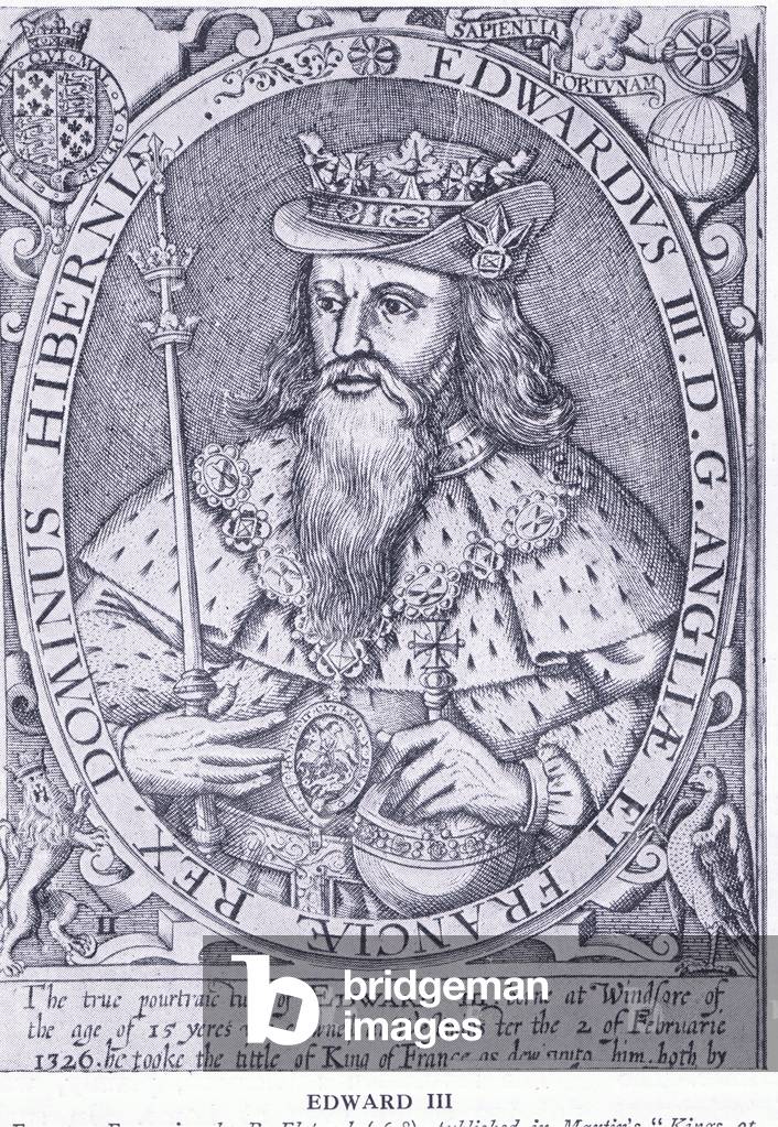 Edward II, from Cassells History of the British People published by the Waverley Book Company Limited, c.1940 (litho)