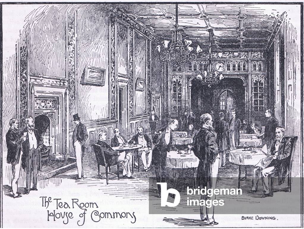 Tea Room in the Commons (litho)