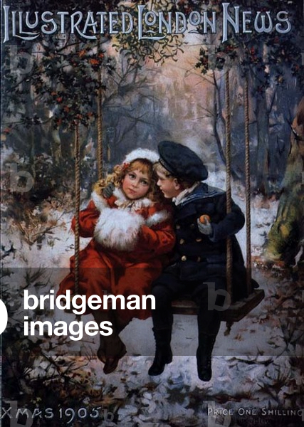 Front cover of the Christmas 1905 edition of 'The Illustrated London News', 1905 (litho)