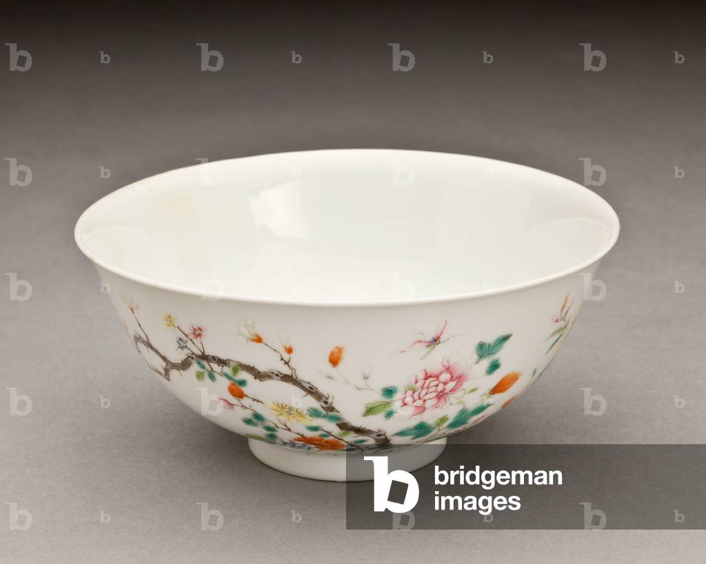 Bowl, 1796-1820 (porcelain with overglaze enamel)