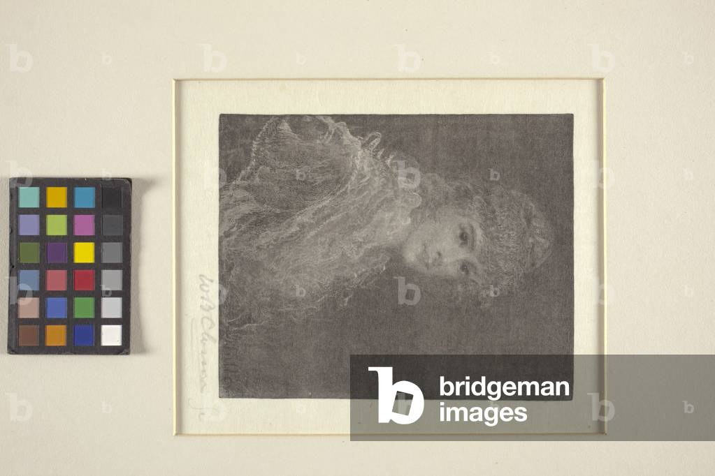 Ideal Head (wood engraving)
