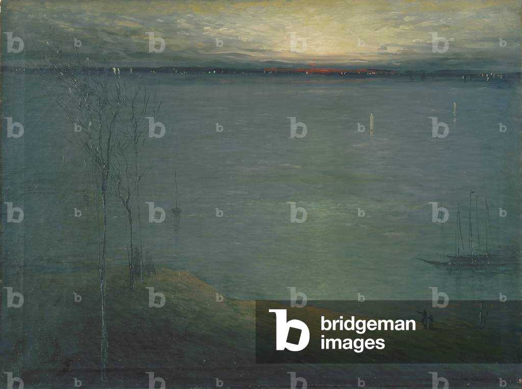 Rondout, New York, c.1907 (oil on canvas)