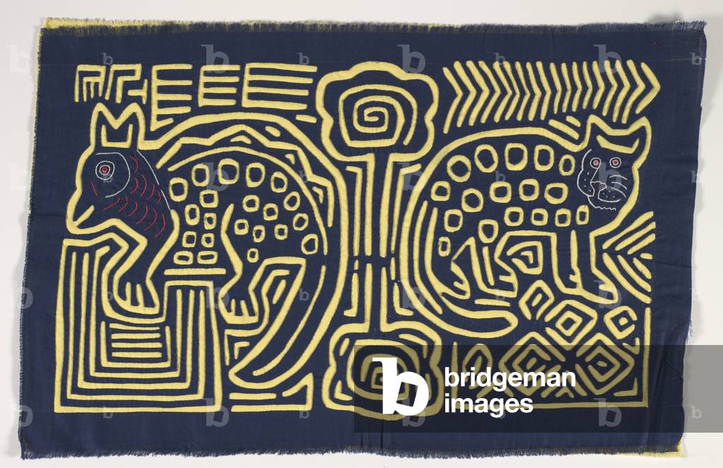 Shirt Panel (mola), c.1950 (appliqued cotton)