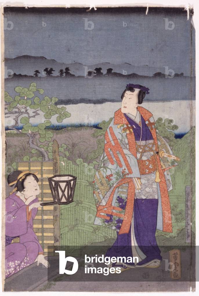 (colour woodcut)