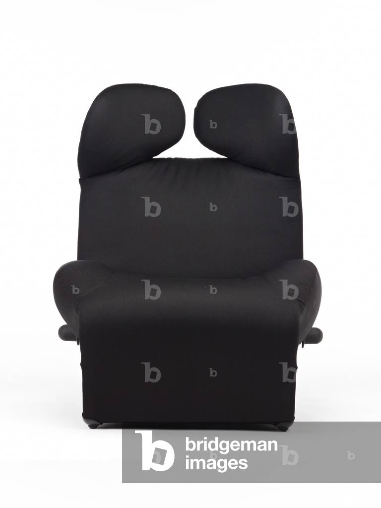 Wink Lounge Chair, 1980 (polyurethane foam, steel, Dacron)