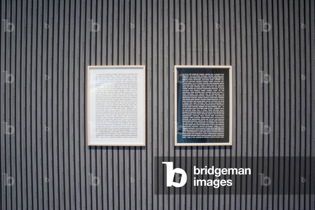 Print For Pacific Ocean, 1969 (two lamda-prints mounted on aluminum)