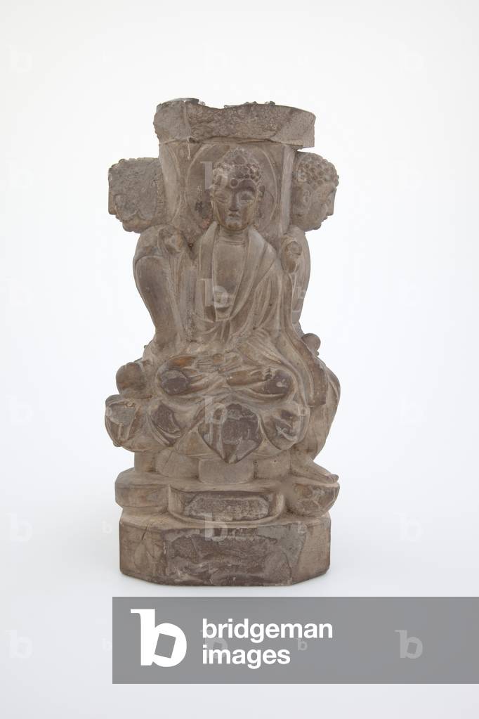 Buddhist Figure Group (stone)