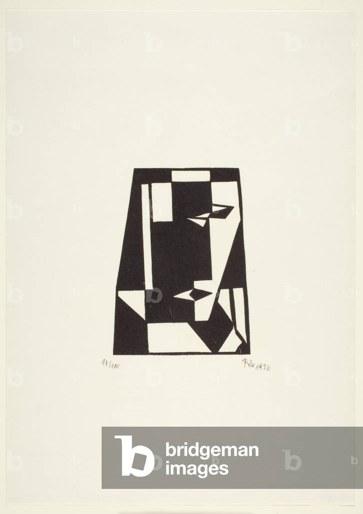 Untitled, 1926 (woodblock print on cream wove paper)