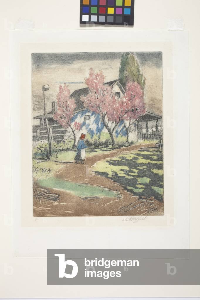 Spring Landscape (ink, aquatint)