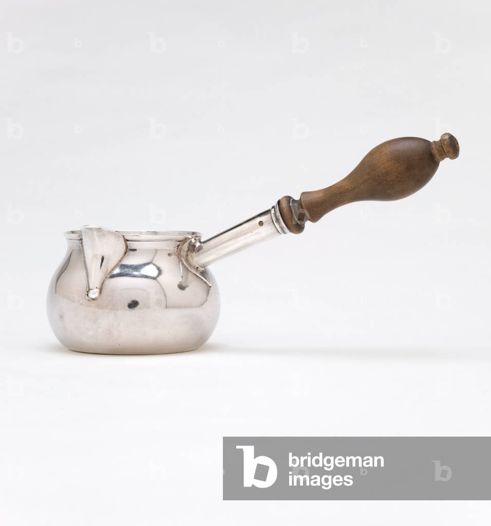 Brandy warmer by George Jones, 1731 (silver)