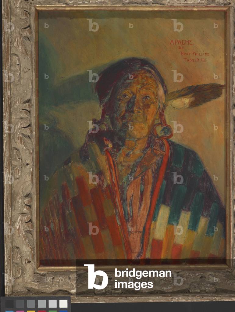 Apache (oil on canvas)