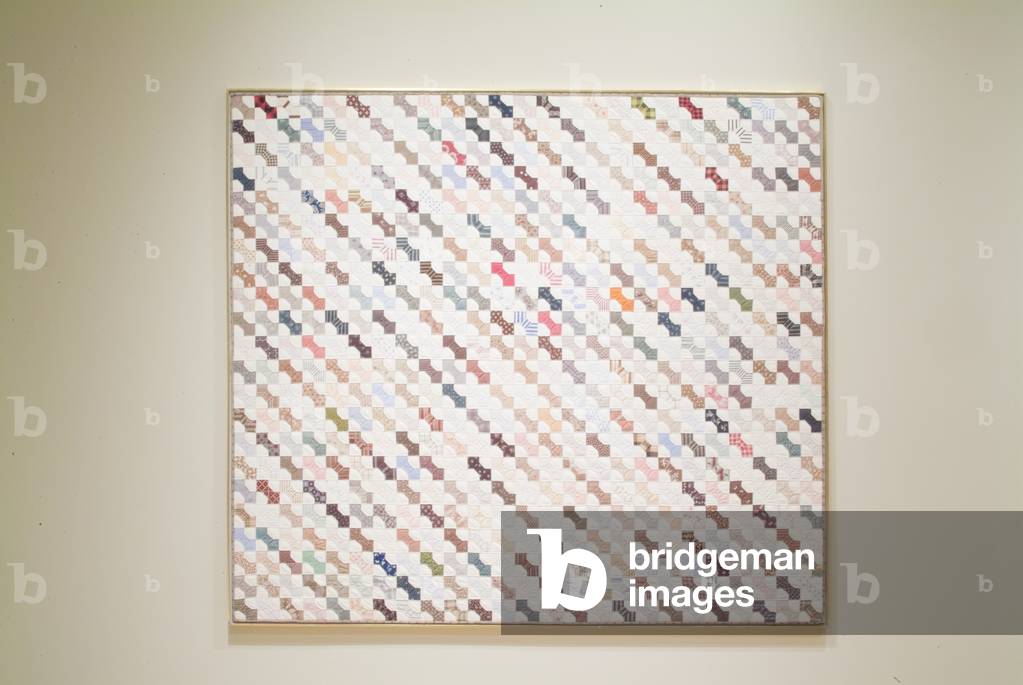 Quilt, Bow Tie (cotton, pieced)