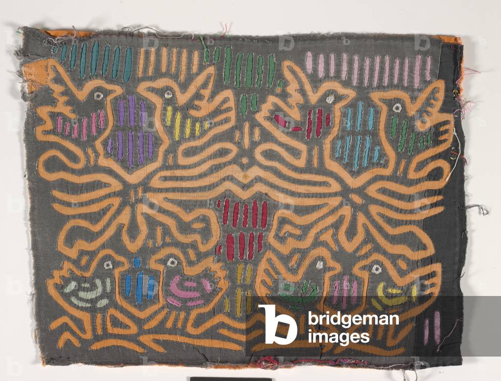 Shirt Panel (mola), c.1950 (appliqued cotton)