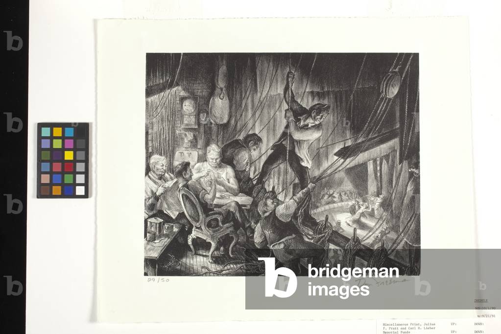 On The Fly Rail (lithograph)