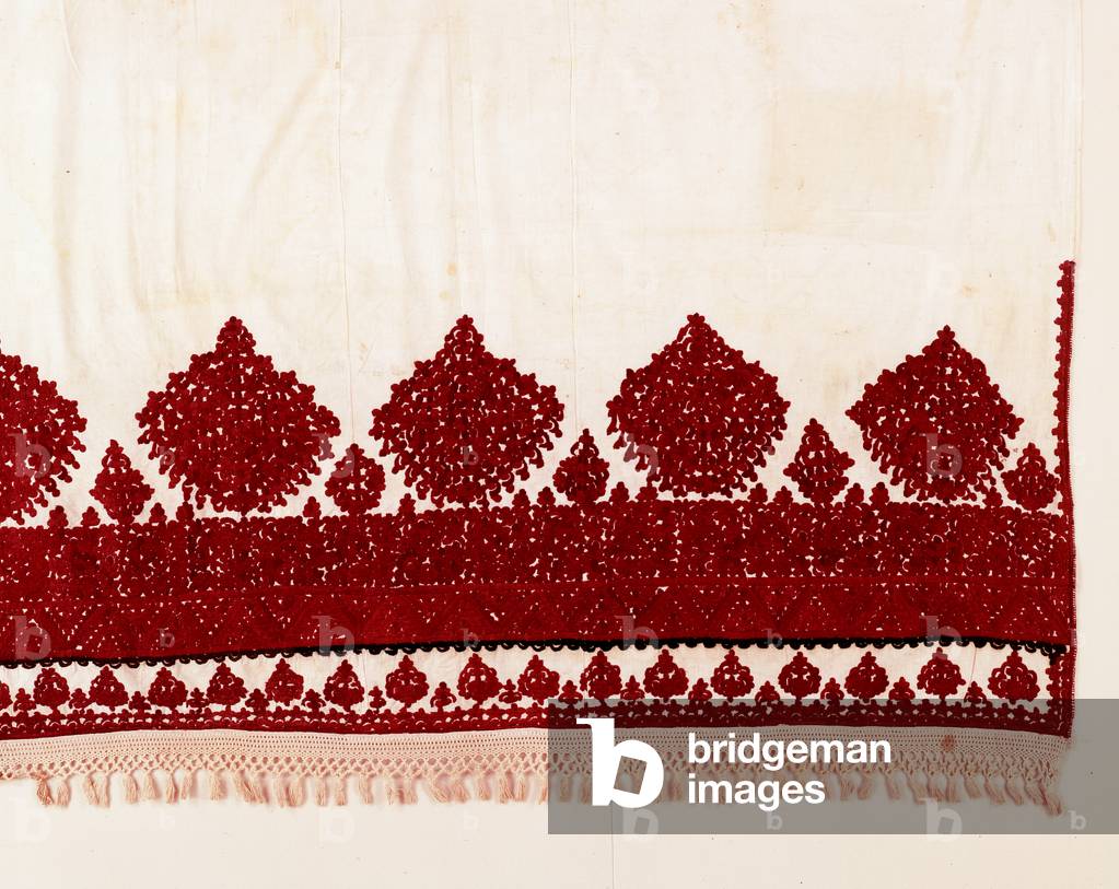 Fragment Of A Curtain (cotton embroidered with silk)