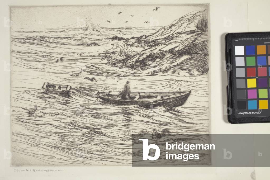 Running In (etching and drypoint)