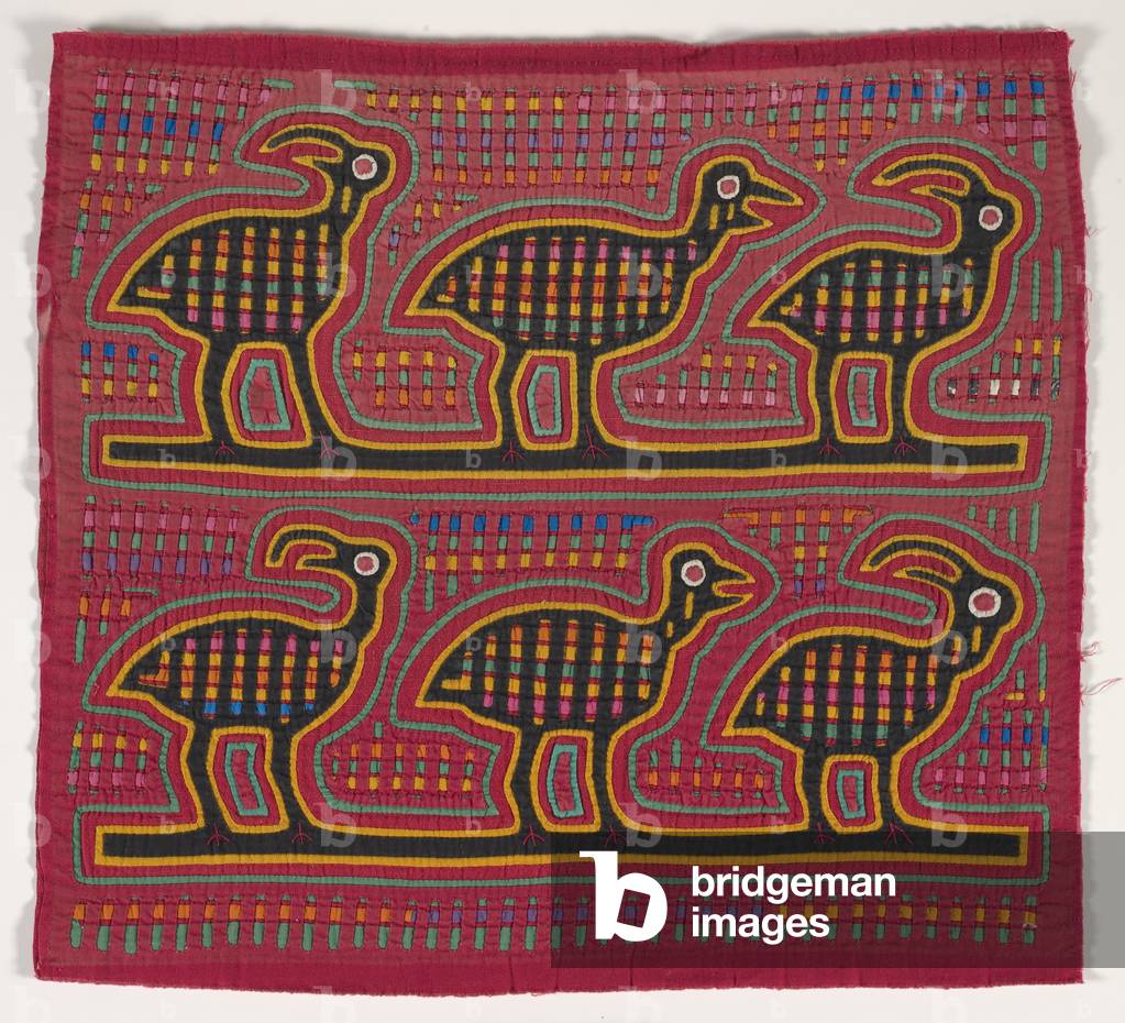 Shirt panel (mola) (appliqued cotton)