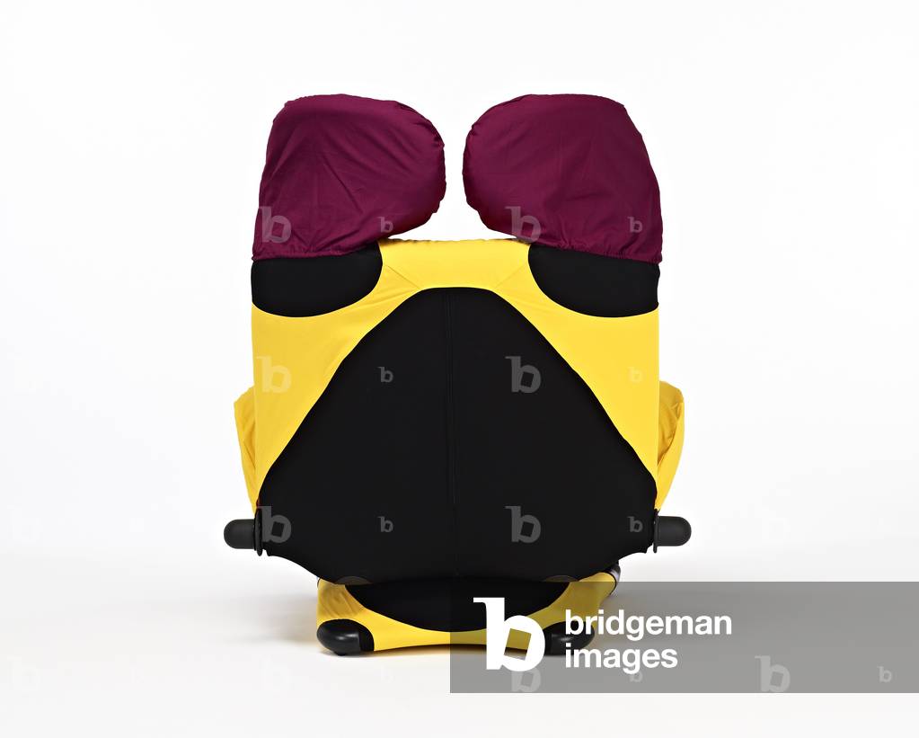 Wink Lounge Chair, 1980 (polyurethane foam, steel, Dacron)