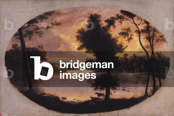 Landscape near Lafayette, Tippecanoe County, Indiana, 1850-76 (oil on canvas)