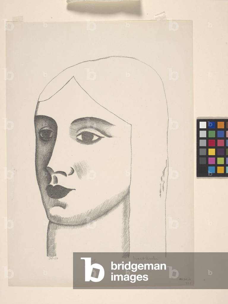 Angel (lithograph on cream wove paper)