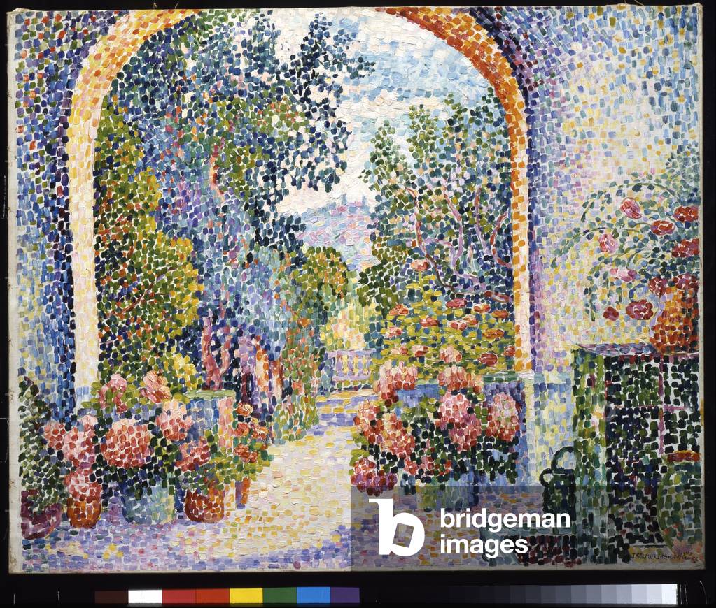 Garden At La Hune, Saint-Tropez (oil on canvas)