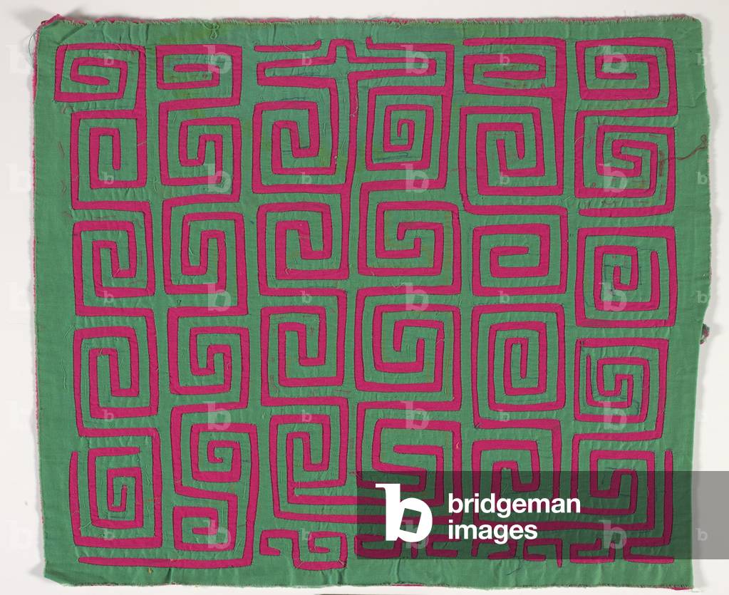 "Camicia Panel (mola)", 20th Secolo di Kuna Indian Culture