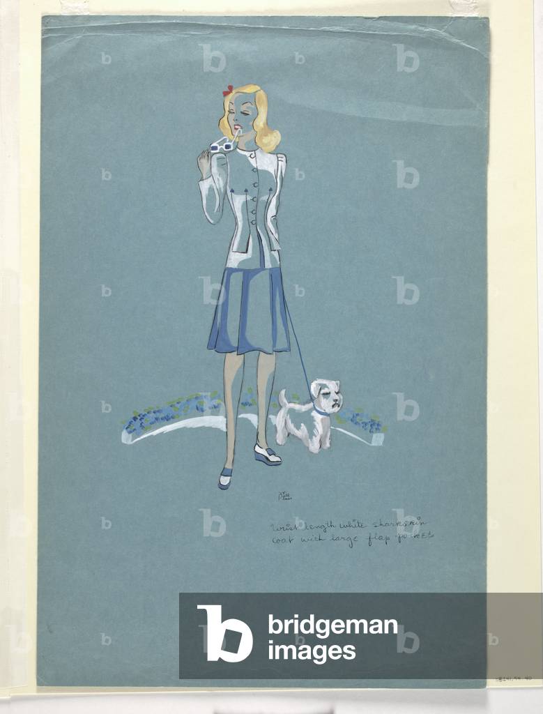 Immagine di Disegno "Schizzo di un due pezzi", 20th Secolo di Bill Blass