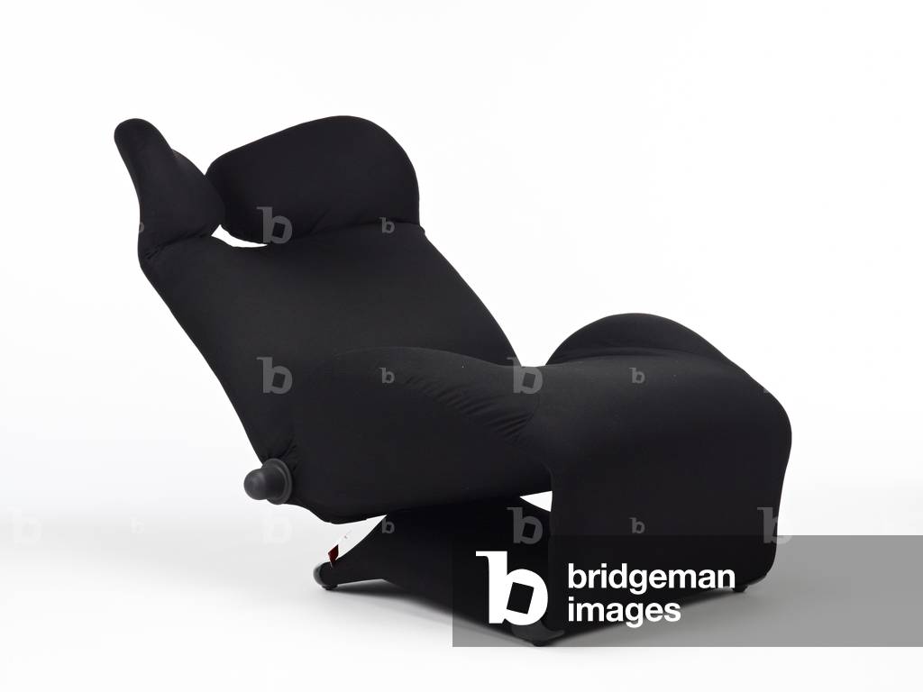 Wink Lounge Chair, 1980 (polyurethane foam, steel, Dacron)