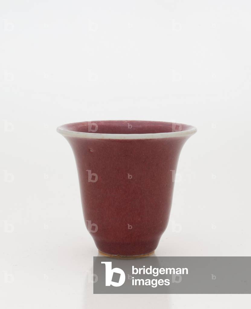 Cup, 1700s (red glaze)