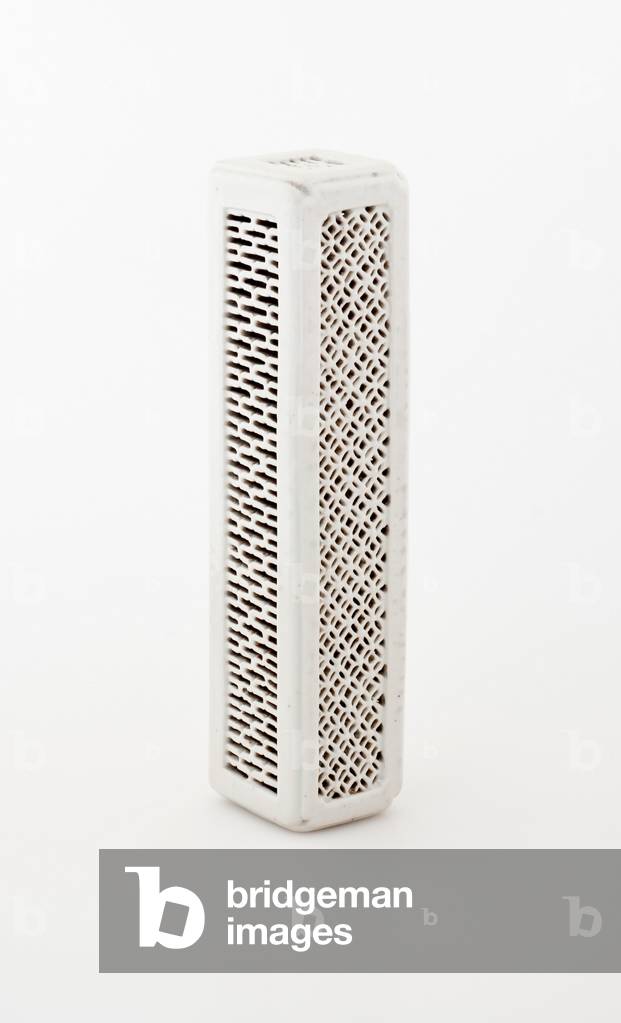 Cricket cage (porcelain, charcoal, paper)