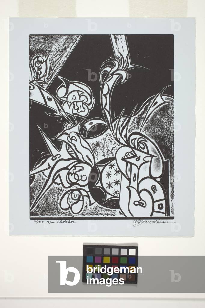 Star Watcher (aquatint)