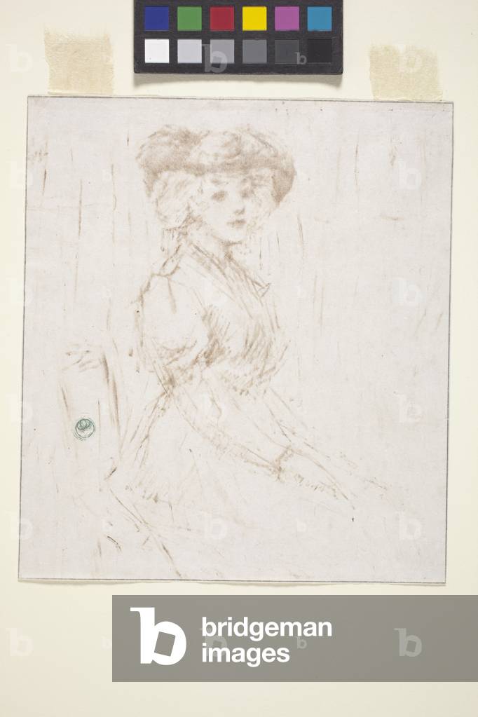Seated Woman (monoprint)
