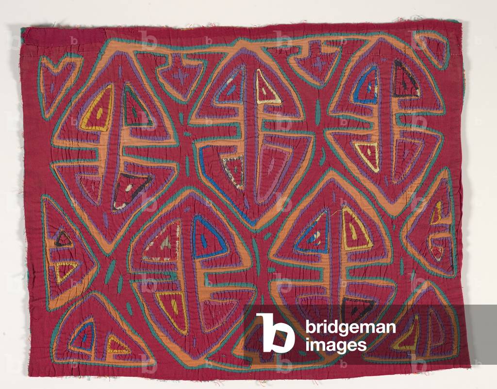 Shirt panel (mola) (appliqued cotton)